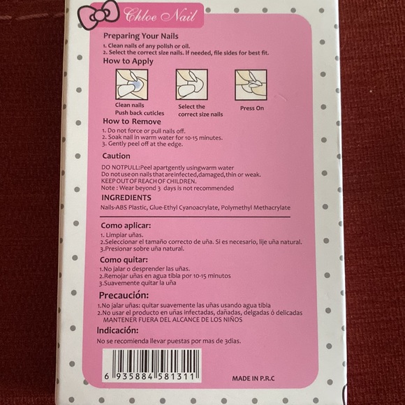 🌟5/$15: Nail Art Kit:Nail Art Pen,Hello Kitty Press On Nails, Water Nail Decals - Picture 4 of 7